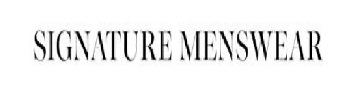 Signature Menswear Promo Codes 2024 Logo